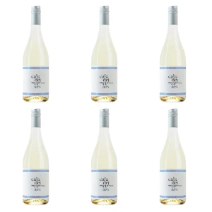 Cala Del Mar Moscato Frizzante Wino Bezalkoholowe Białe Słodkie 750 ml X6