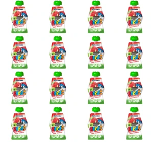 Bakuś do kieszonki Mus owocowy jabłko-truskawka 90g X16