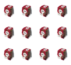 Deser krem czekoladowy z sosem malinowym Rians 1x125g X12