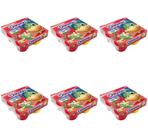 Danone Danonki Mega truskawka - wanilia 4x90g X6