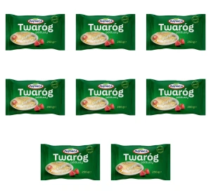 Twaróg mielony półtłusty 250g Piątnica X8