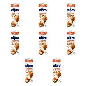 Alpro Migdałowe Niesłodzone 1L X8