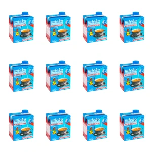 Spółdzielnia Mleczarska w Gostyniu. Mleko zagęszczone niesłodzone 7,5% gostyńskie 500g X12
