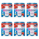 Actimel Truskawka 4x100g X6