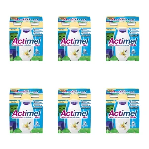 Actimel o smaku waniliowym 4 x 100g X6