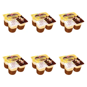 ZOTT Serduszko pudding Wanilia/Czekolada 4x125g X6