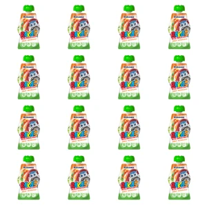 Bakuś do kieszonki Mus owocowy jabłko-brzoskwinia 90g X16
