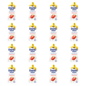 Danio Serek homogenizowany truskawkowy 120 g X16