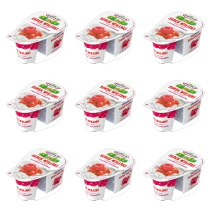 Serek wiejski z malinami i żurawiną Piątnica 150g X9