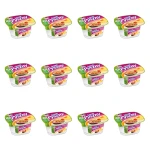 Serek homogenizowany Pyszny o smaku brzoskwinia - marakuja 140g Mlekpol X12