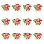 Serek homogenizowany Pyszny o smaku truskawkowym 140g Mlekpol X12