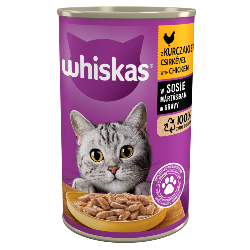 Mokra karma dla kota kurczak w sosie Whiskas 400g