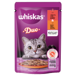 Saszetka dla kota wołowina i drób w galarecie Whiskas Duo 85 g