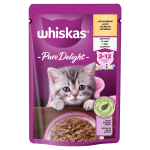 Saszetka dla kota kurczak w galarecie Whiskas Junior Pure Delight 85 g