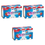 Actimel Truskawka 8x100g X3
