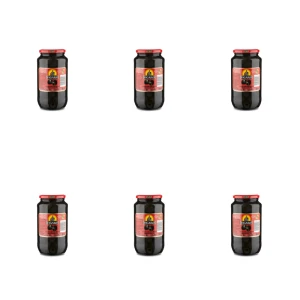 Hiszpańskie oliwki czarne drylowane sterylizowane 920g/450g Figaro X6