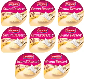 Grand Dessert Mousse Vanilla 170g X8
