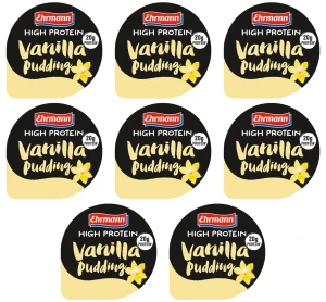 Ehrmann High Protein Vanilla Pudding 200g X8