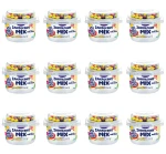 Danone Zakręcony Mix Jogurt o smaku waniliowym z drażami z czekolady mlecznej 125 g X12
