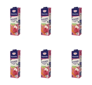 Hortex Vitaminka Witalność sok jabłko, marchew, malina karton 1L X6