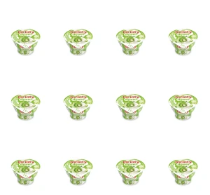Deser na bazie maślanki o smaku kiwi z nutą matchy Łaciaty 170g X12