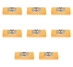 Hochland Plastry Burger z serem, tłuszczem roślinnym i serem Cheddar 1033g X8