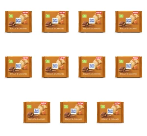 Ritter Sport Czekolada mleczna z herbatnikiem maślanym i karmelem 100g X11