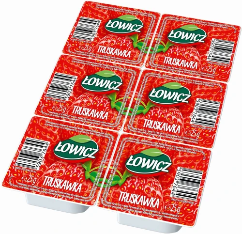 Produkt owocowy do smarowania Truskawka Łowicz 6x25 g 23902125_wynik.jpg