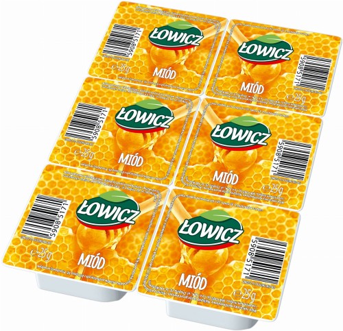 Miód nektarowy wielokwiatowy Łowicz 6x25 g 43622943_wynik.jpg