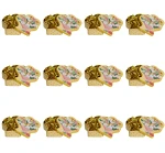 Becky's, Ciastka kanapkowe (85%) z 2 różnymi nadzieniami (smak truskawkowy i waniliowy) w zmiennych proporcjach 130 gramów X12