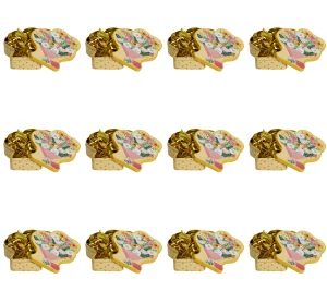 Becky's, Ciastka kanapkowe (85%) z 2 różnymi nadzieniami (smak truskawkowy i waniliowy) w zmiennych proporcjach 130 gramów X12