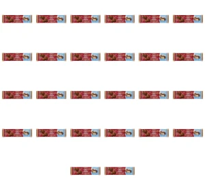 Lambertz Gwiazdy z kremem mlecznym w mlecznej czekoladzie 160g X26