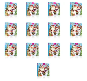 Pomorzanka Puzzle Praliny z czekolady mlecznej z nadzieniem mlecznym 120g X13
