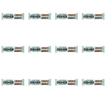 Oshee Wholenut Bar Nut & Salt Milk Chocolate 40g X12