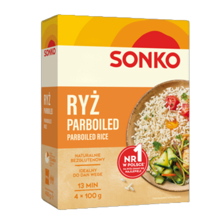 Ryż parboiled Sonko 4x100 g Ryż parboiled Sonko 4x100g