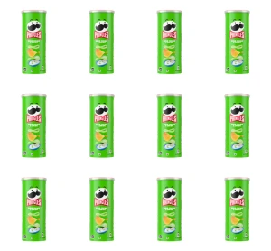 PRINGLES Sour Cream & Onion Tuba 125g X12