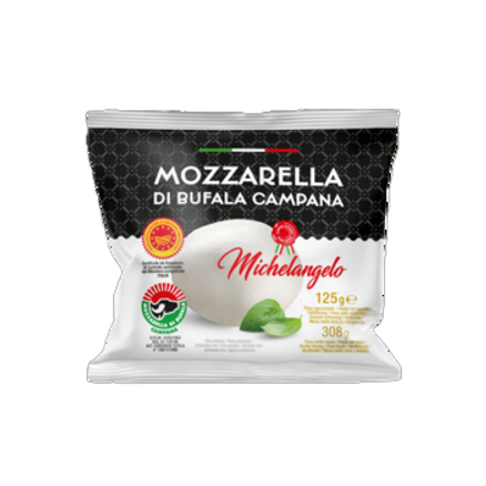 Mozzarella di bufala w solance Michelangelo 125 g Mozzarella di bufala w solance Michelangelo 125g