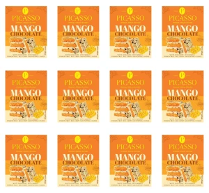 PICASSO Biała czekolada mango 100g X12
