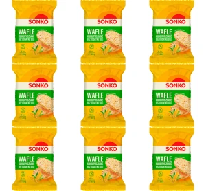 SONKO Wafle kukurydziane bez dodatku soli 35g X9