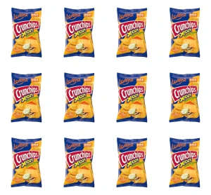 Crunchips X-Cut CHEESE&ONION 130G X12