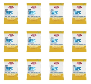 Mlekovita SBA WPC Koncentrat białek serwatkowych waniliowy 30g X12