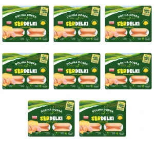 Serdelki z serem gouda 200 g Dolina Dobra X8