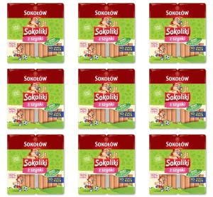 Paróweczki z szynki duopack 2x130g Sokoliki X9