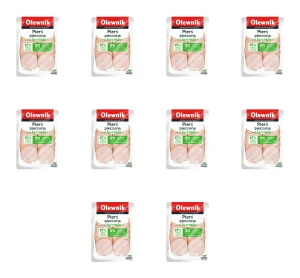 Pierś pieczona z kurczaka plastry 100 g Olewnik X10