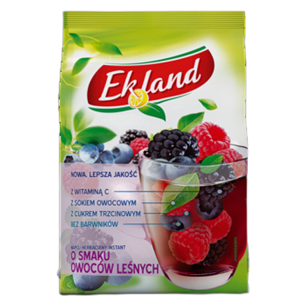 Napój herbaciany instant o smaku owoców leśnych Ekland 300 g Napój herbaciany instant o smaku owoców leśnych Ekland 300g