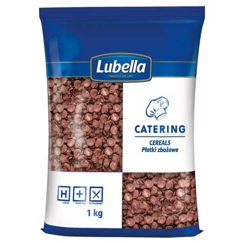 Zbożowe muszelki o smaku czekoladowym Lubella Catering 1kg