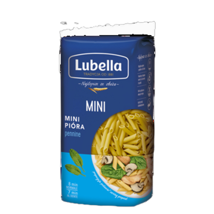 Makaron mini pióra pennine Lubella 400 g Makaron mini pióra pennine Lubella 400g