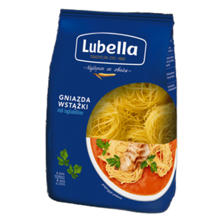 Makaron gniazda wstążki nidi tagliatelline Lubella 400 g Makaron gniazda wstążki nidi tagliatelline Lubella 400g