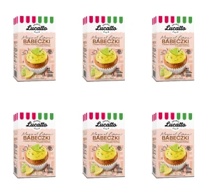 Babeczki Limoncello z lukrem i posypką Lucatto 310g X6