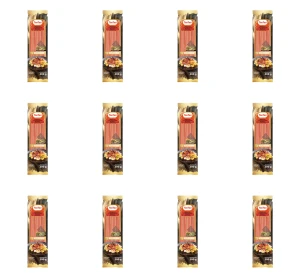 Makaron ryżowy wstążka z dodatkiem czerwonego ryżu 200g TAOTAO X12